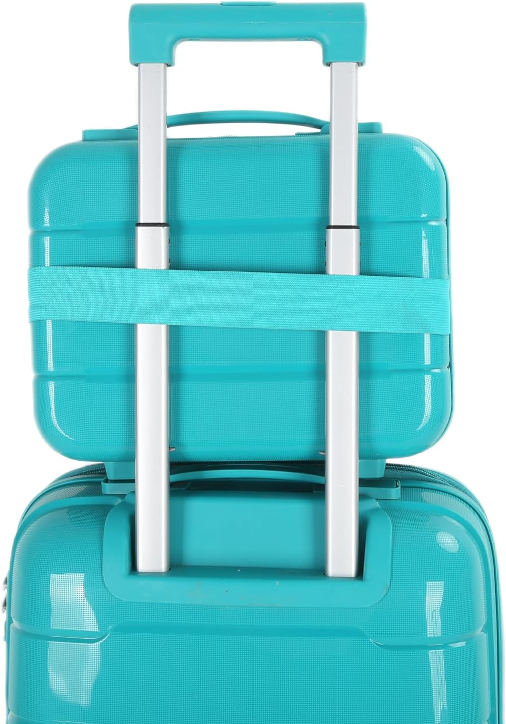 4 Piece Luggage Set PP Material Hard Shell, TSA Lock, 8 Wheel