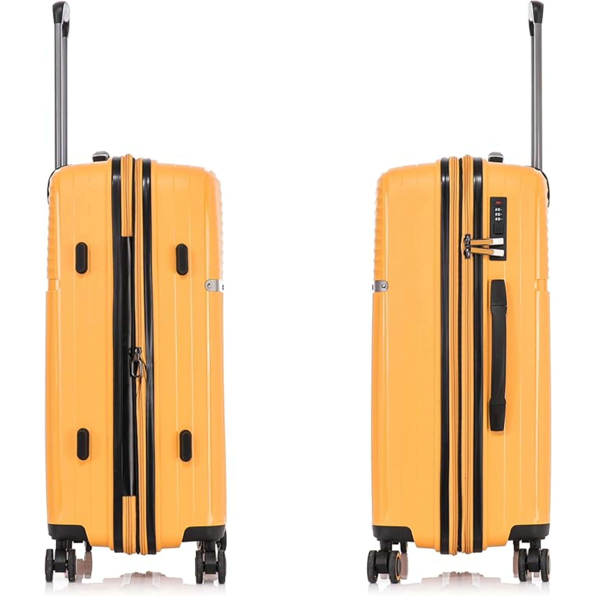 Cabin / Carry-On Expandable Size Suitcase PP Hard Side Luggage Trolley