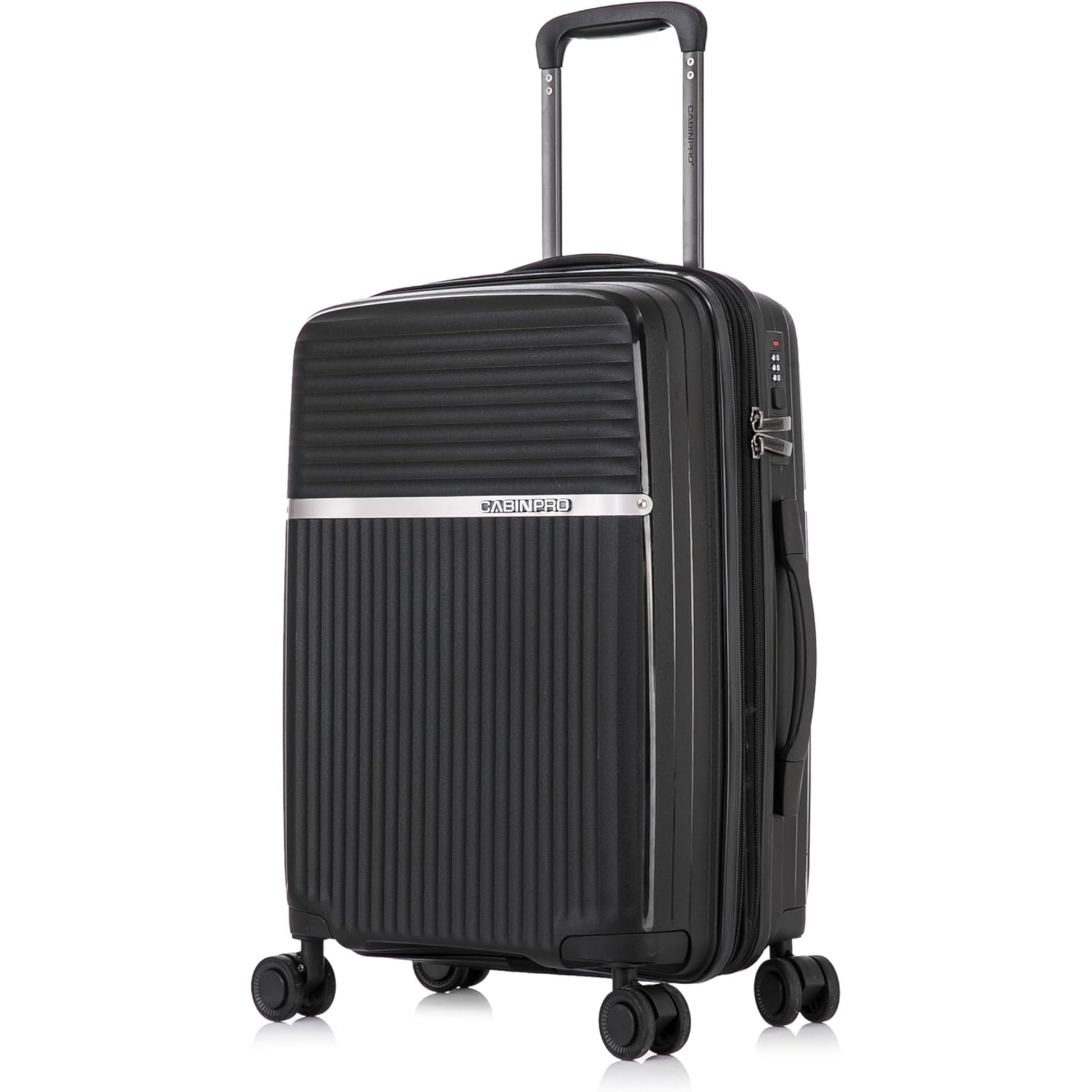 Cabin / Carry-On Expandable Size Suitcase PP Hard Side Luggage Trolley