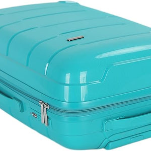 4 Piece Luggage Set PP Material Hard Shell, TSA Lock, 8 Wheel