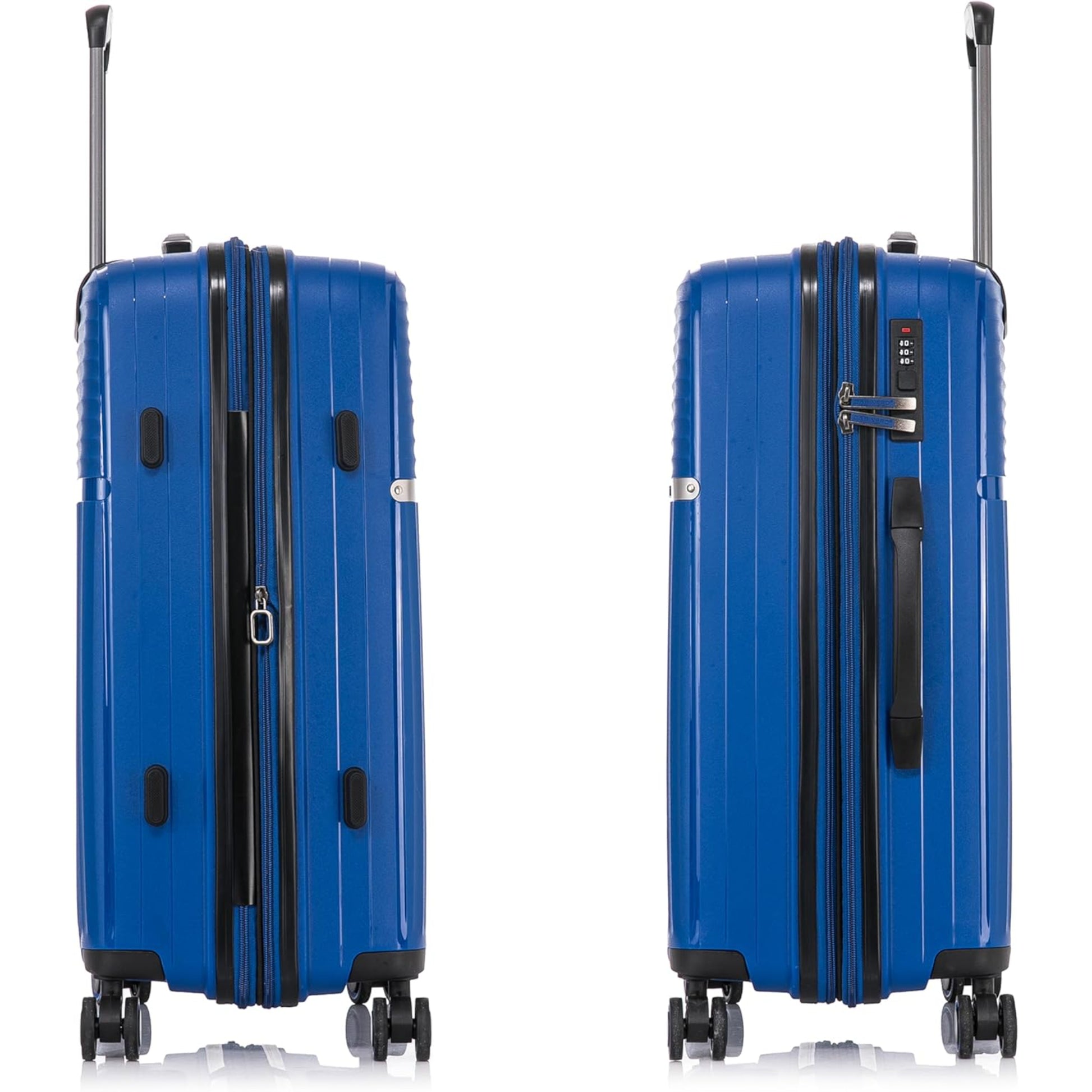 Cabin / Carry-On Expandable Size Suitcase PP Hard Side Luggage Trolley
