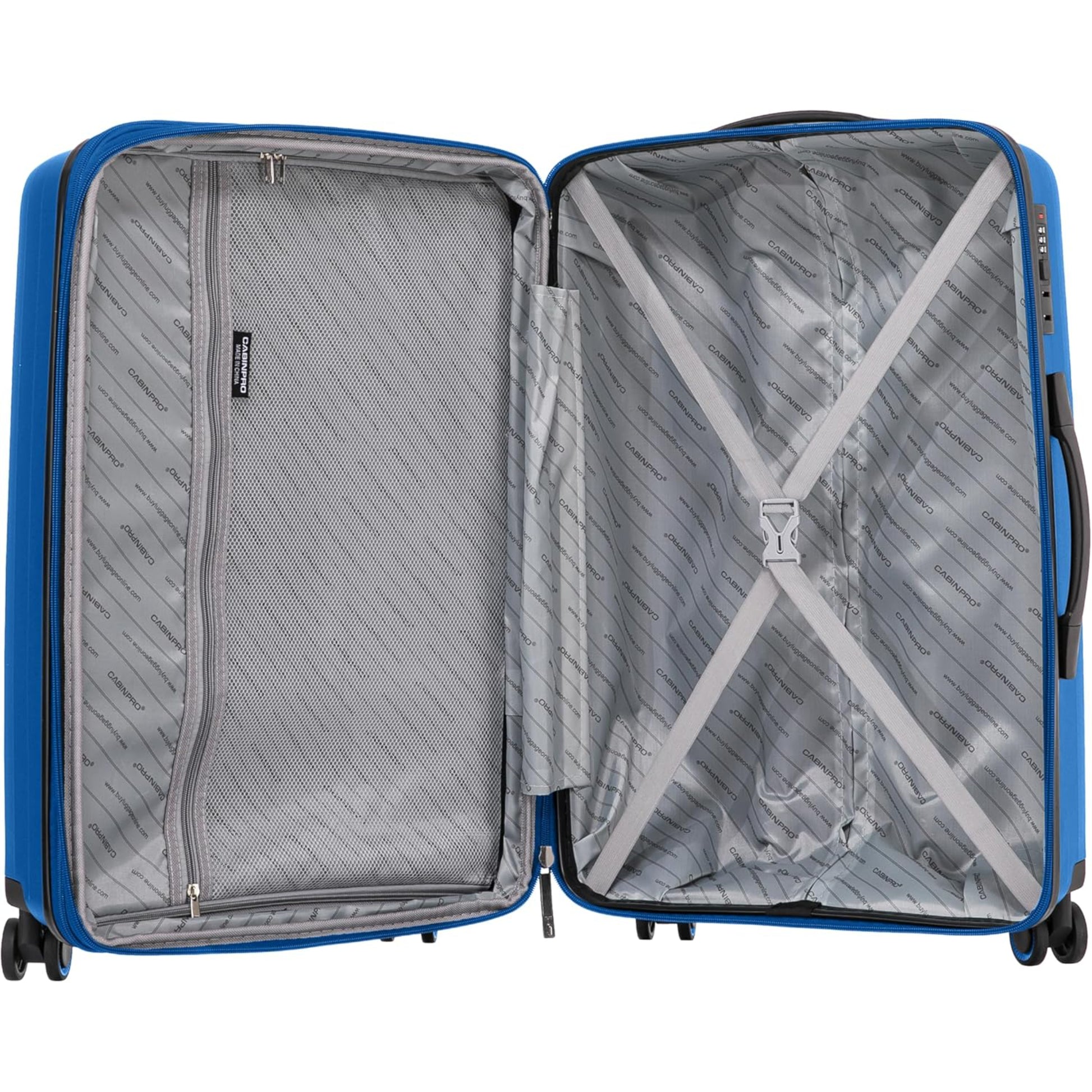 Cabin / Carry-On Expandable Size Suitcase PP Hard Side Luggage Trolley