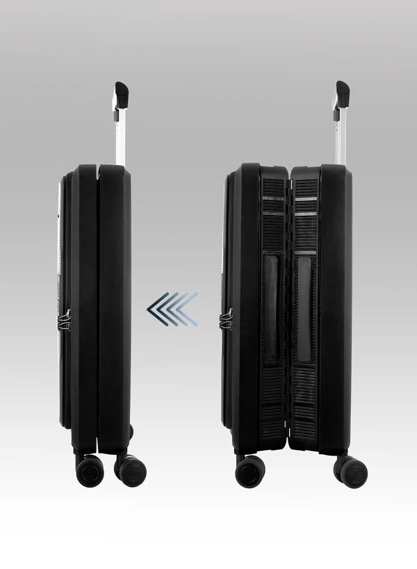 Cabin / Carry-On Foldable Size Suitcase ABS + PC Hard Side Luggage Trolley