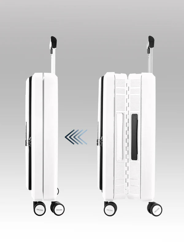 Cabin / Carry-On Foldable Size Suitcase ABS + PC Hard Side Luggage Trolley