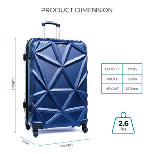 Cabin / Carry-On Size Suitcase ABS Hard Side Luggage Trolley