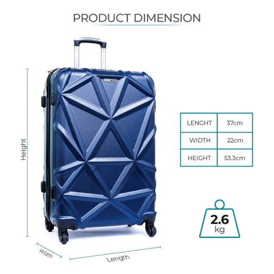 Cabin / Carry-On Size Suitcase ABS Hard Side Luggage Trolley