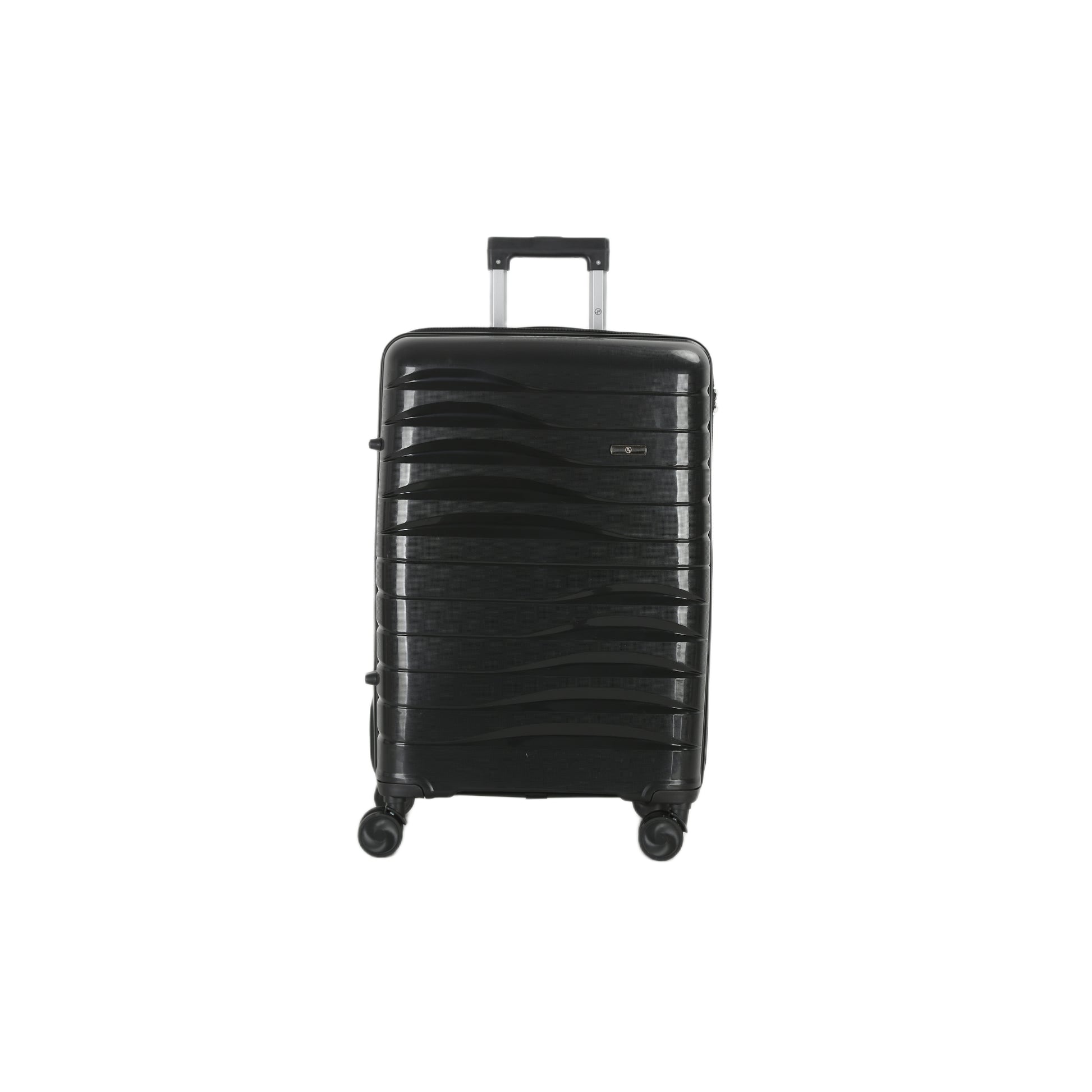 4-Piece Luggage Set | PP Material | Hard Shell Suitcases | 8 Spinner Wheels | Telescopic Handle | Anti-Theft Zippers