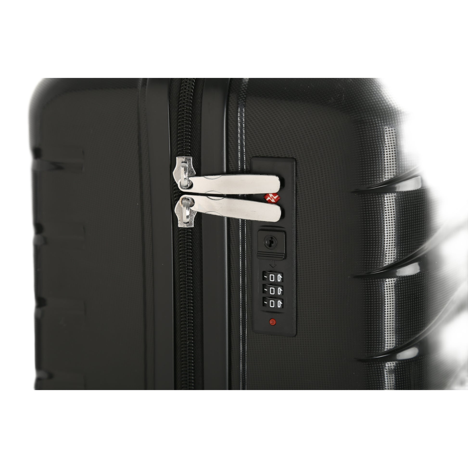 4-Piece Luggage Set | PP Material | Hard Shell Suitcases | 8 Spinner Wheels | Telescopic Handle | Anti-Theft Zippers