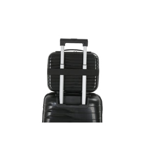 4-Piece Luggage Set | PP Material | Hard Shell Suitcases | 8 Spinner Wheels | Telescopic Handle | Anti-Theft Zippers