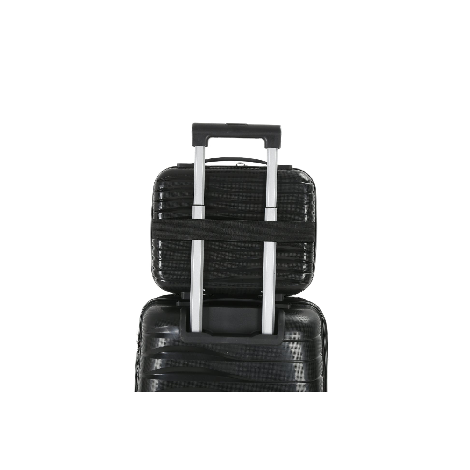 4-Piece Luggage Set | PP Material | Hard Shell Suitcases | 8 Spinner Wheels | Telescopic Handle | Anti-Theft Zippers