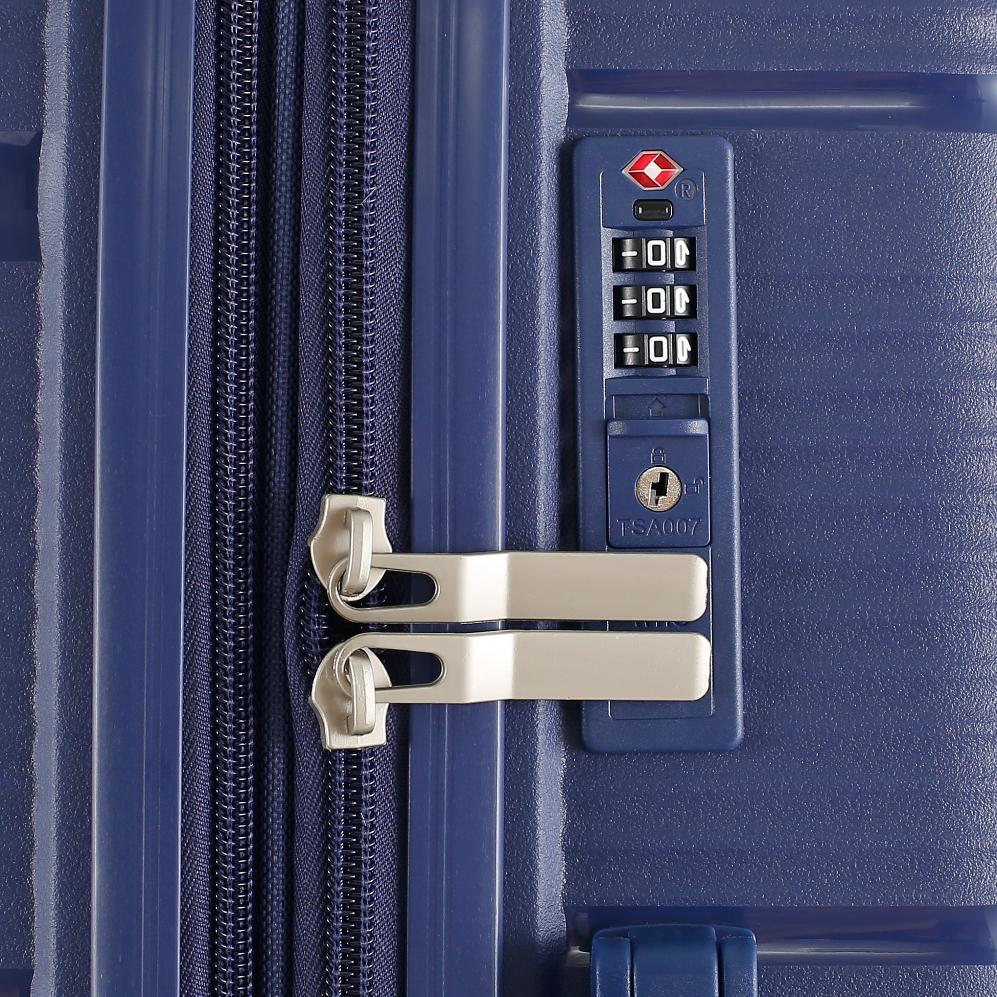 4-Piece Luggage Set | PP Material | Hard Shell Expandable | 8 Spinner Wheels | Telescopic Handle | Anti-Theft Zippers