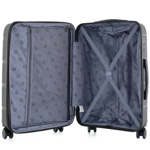 4-Piece Luggage Set | PP Material | Hard Shell Expandable | 8 Spinner Wheels | Telescopic Handle | Anti-Theft Zippers