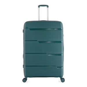 4-Piece Luggage Set | PP Material | Hard Shell Expandable | 8 Spinner Wheels | Telescopic Handle | Anti-Theft Zippers