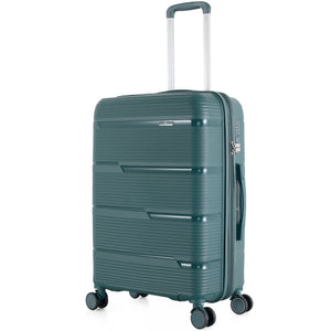 4-Piece Luggage Set | PP Material | Hard Shell Expandable | 8 Spinner Wheels | Telescopic Handle | Anti-Theft Zippers