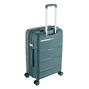 4-Piece Luggage Set | PP Material | Hard Shell Expandable | 8 Spinner Wheels | Telescopic Handle | Anti-Theft Zippers