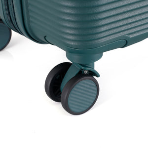 4-Piece Luggage Set | PP Material | Hard Shell Expandable | 8 Spinner Wheels | Telescopic Handle | Anti-Theft Zippers