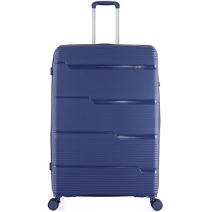 4-Piece Luggage Set | PP Material | Hard Shell Expandable | 8 Spinner Wheels | Telescopic Handle | Anti-Theft Zippers
