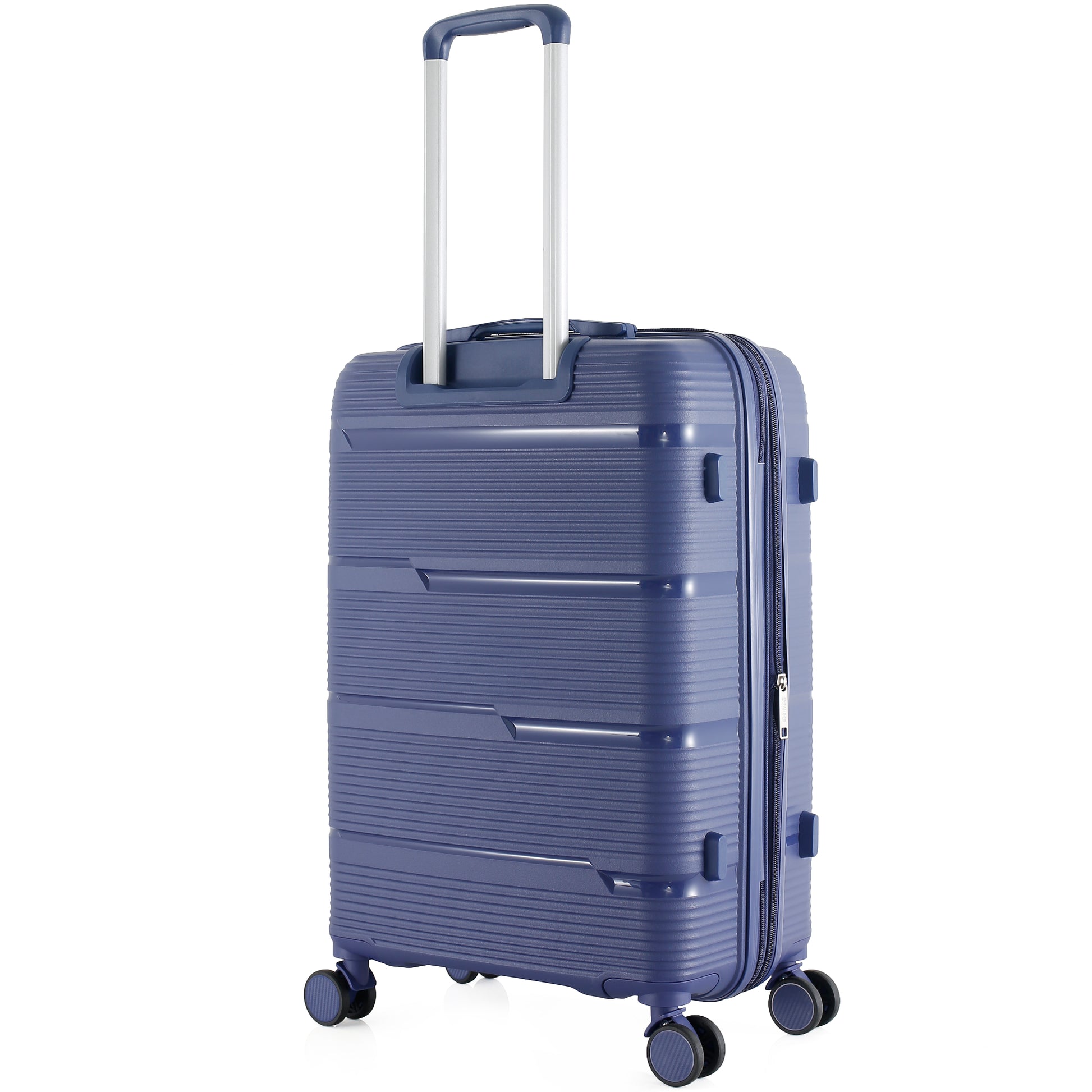 4-Piece Luggage Set | PP Material | Hard Shell Expandable | 8 Spinner Wheels | Telescopic Handle | Anti-Theft Zippers