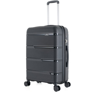 4-Piece Luggage Set | PP Material | Hard Shell Expandable | 8 Spinner Wheels | Telescopic Handle | Anti-Theft Zippers