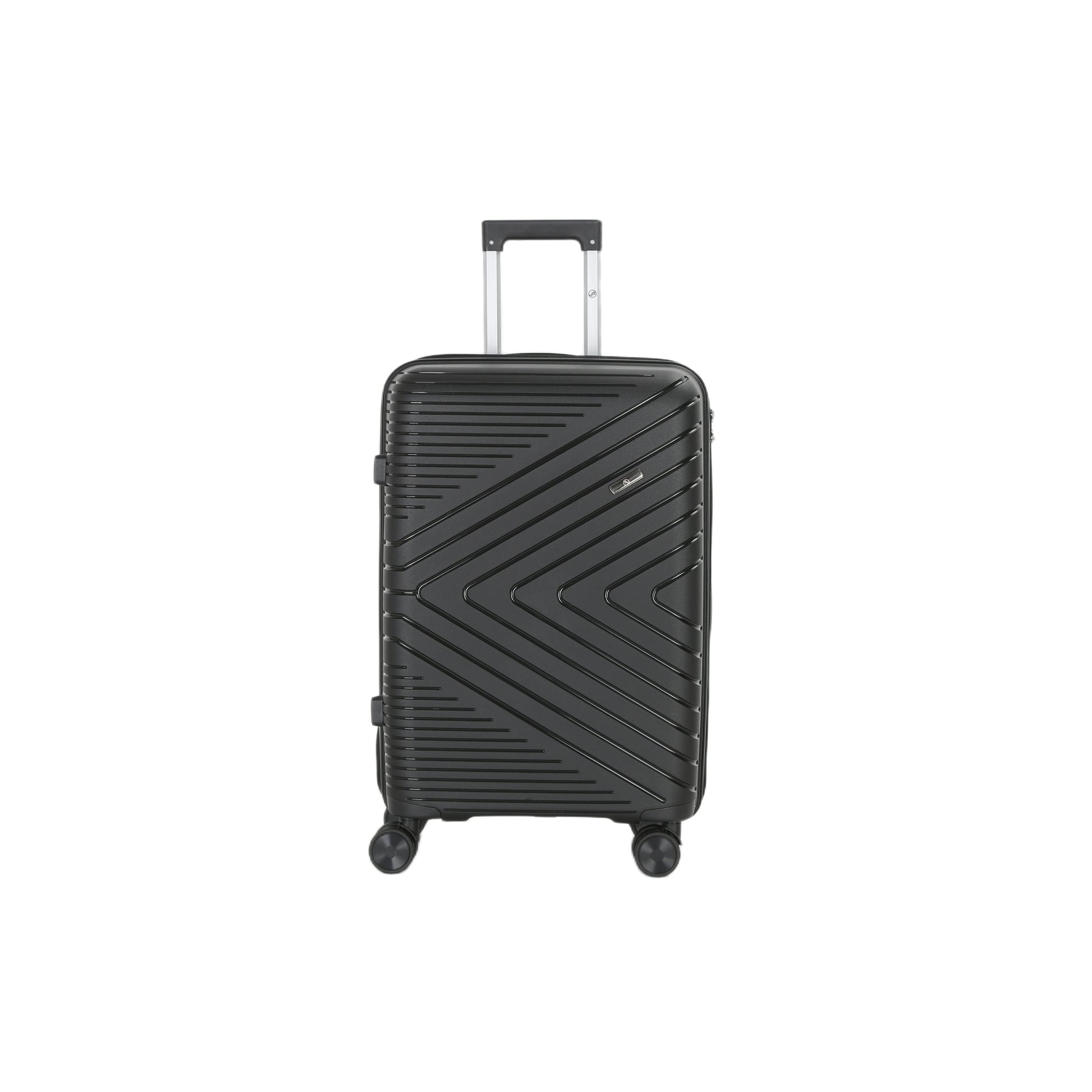 4-Piece Luggage Set | PP Material | Hard Shell Suitcases | 8 Spinner Wheels | Telescopic Handle | Anti-Theft Zippers