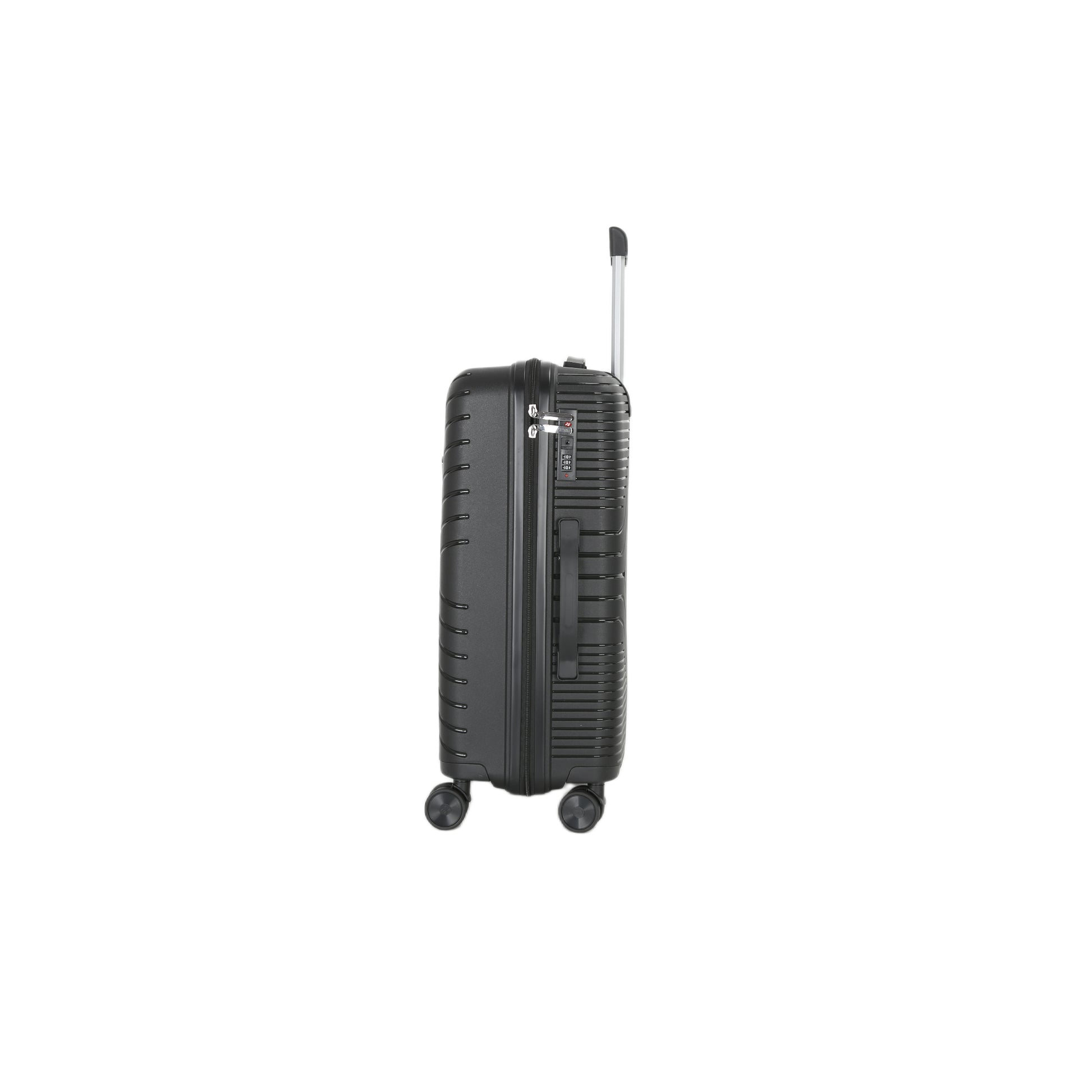 4-Piece Luggage Set | PP Material | Hard Shell Suitcases | 8 Spinner Wheels | Telescopic Handle | Anti-Theft Zippers