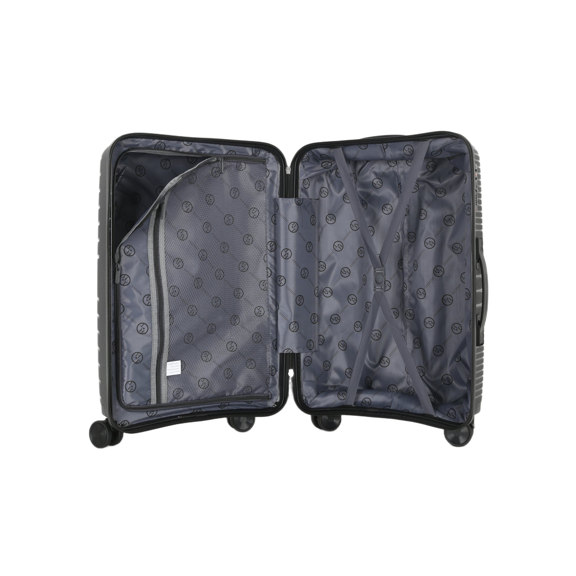 4-Piece Luggage Set | PP Material | Hard Shell Suitcases | 8 Spinner Wheels | Telescopic Handle | Anti-Theft Zippers