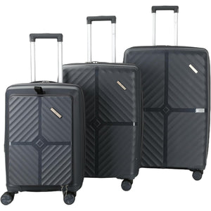 3-Piece Luggage Set Tourvia | Secure Zipper | PP | TSA Lock | Luggagez