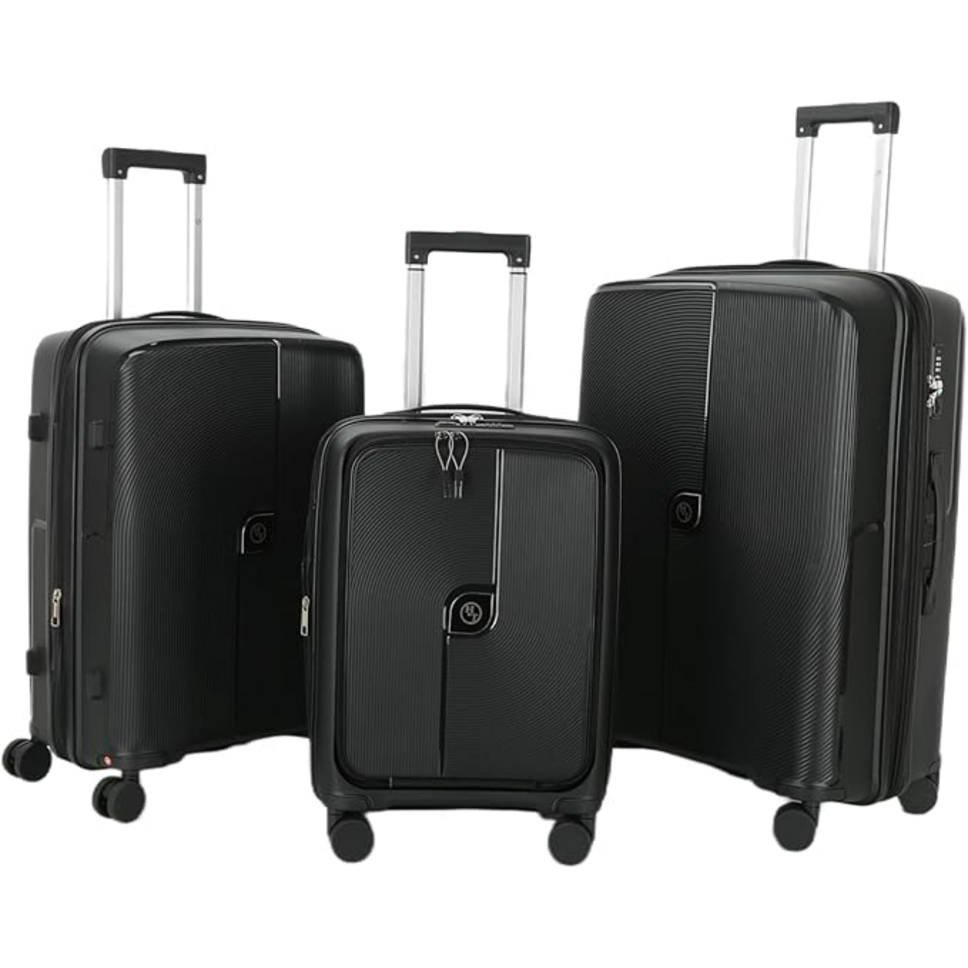 3-Piece Luggage Set Voyano | Secure Zipper | PP | TSA Lock | Luggagez