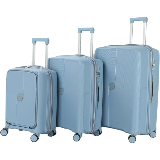 3-Piece Luggage Set Voyano | Secure Zipper | PP | TSA Lock | Luggagez