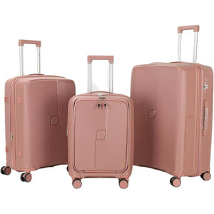 3-Piece Luggage Set Voyano | Secure Zipper | PP | TSA Lock | Luggagez