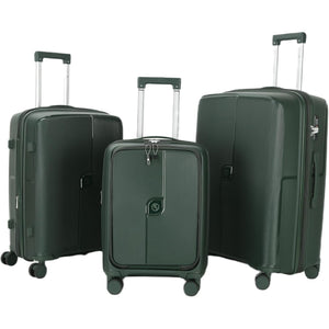 3-Piece Luggage Set Voyano | Secure Zipper | PP | TSA Lock | Luggagez