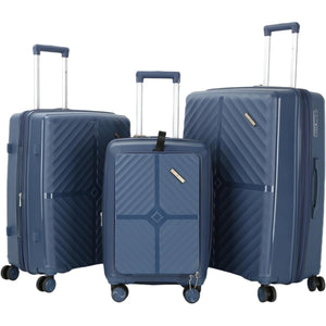 3-Piece Luggage Set Tourvia | Secure Zipper | PP | TSA Lock | Luggagez