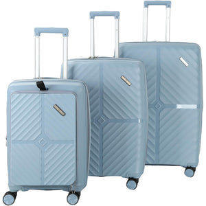 3-Piece Luggage Set Tourvia | Secure Zipper | PP | TSA Lock | Luggagez