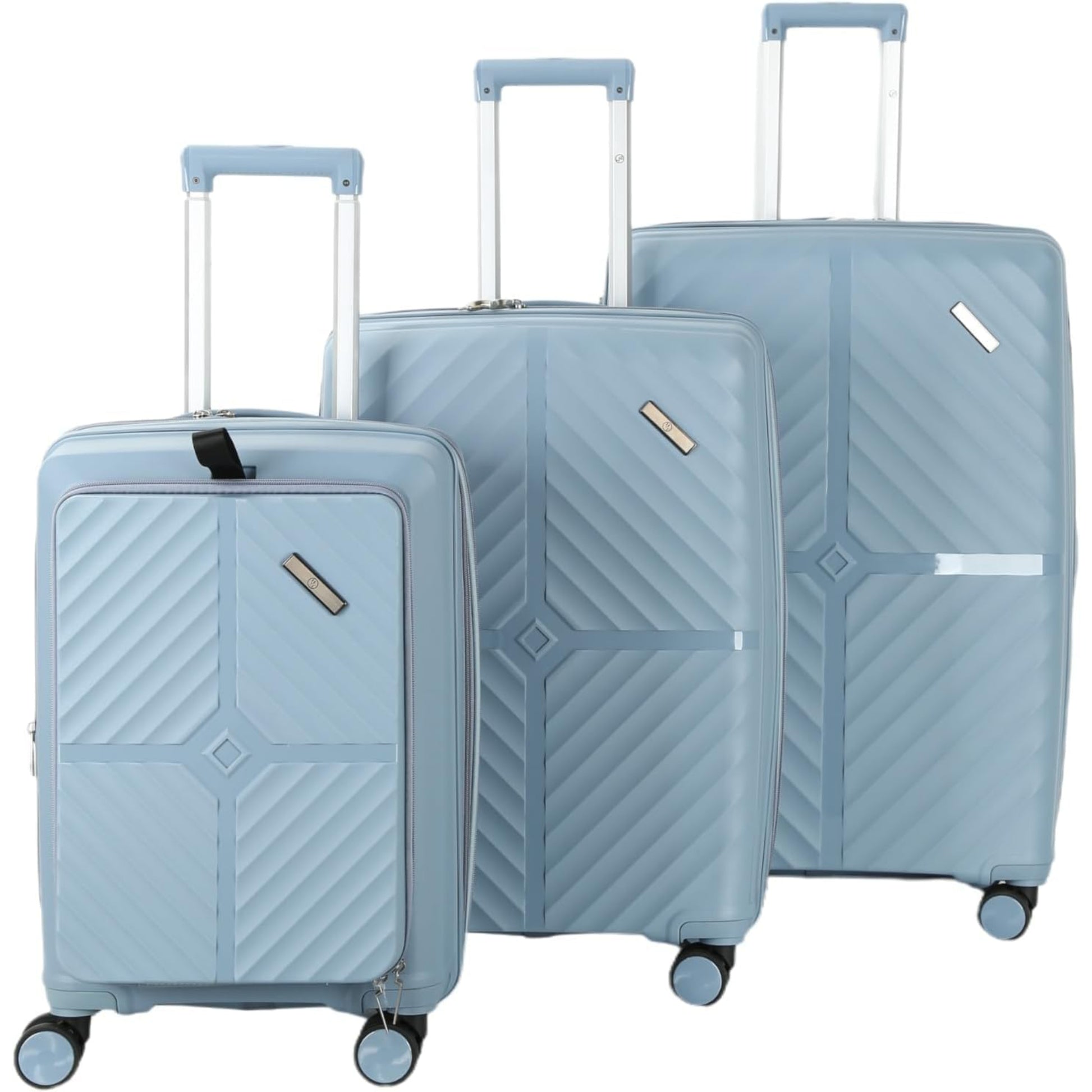 3-Piece Luggage Set Tourvia | Secure Zipper | PP | TSA Lock | Luggagez