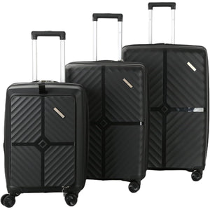 3-Piece Luggage Set Tourvia | Secure Zipper | PP | TSA Lock | Luggagez