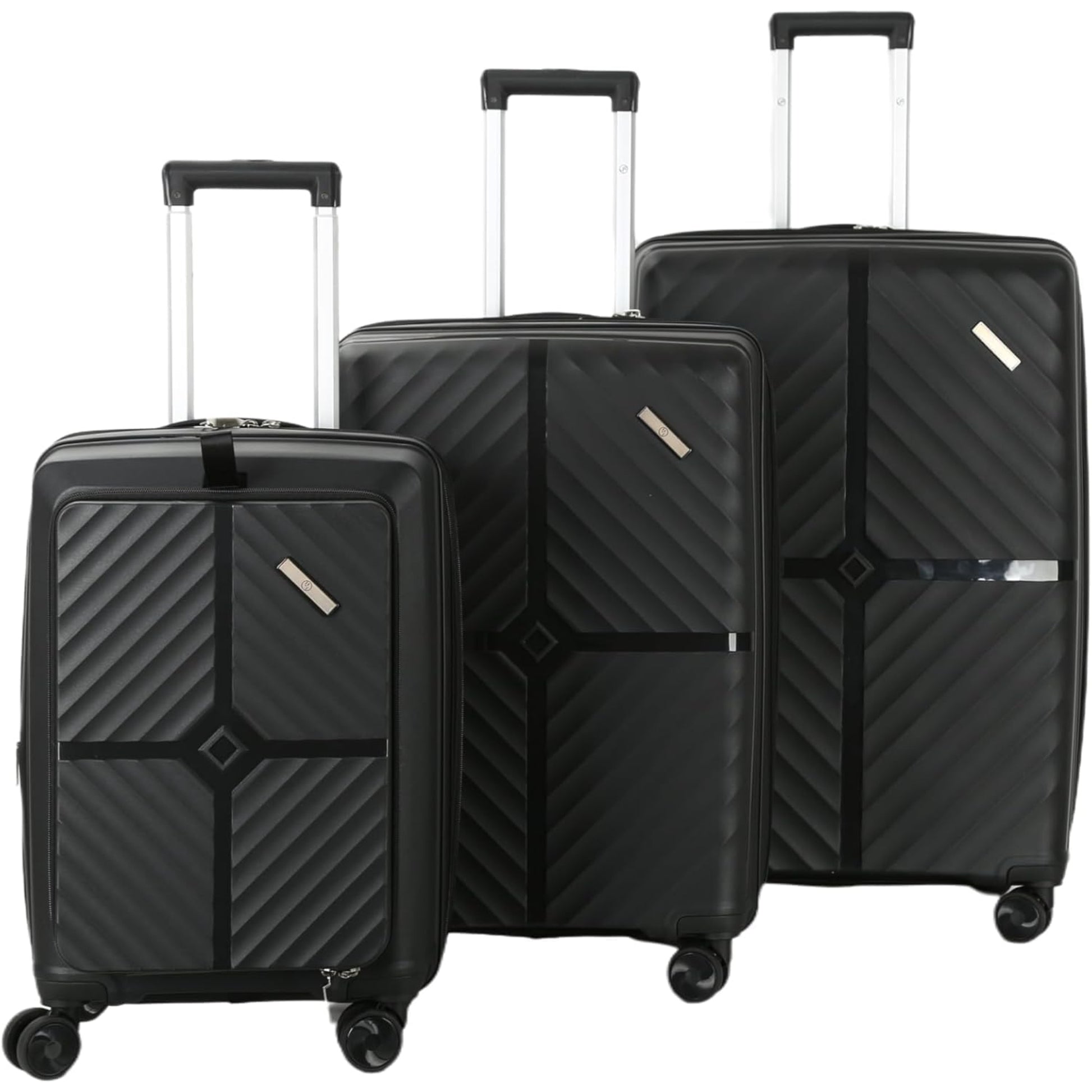 3-Piece Luggage Set Tourvia | Secure Zipper | PP | TSA Lock | Luggagez