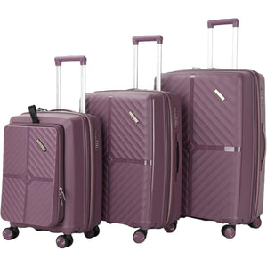3-Piece Luggage Set Tourvia | Secure Zipper | PP | TSA Lock | Luggagez
