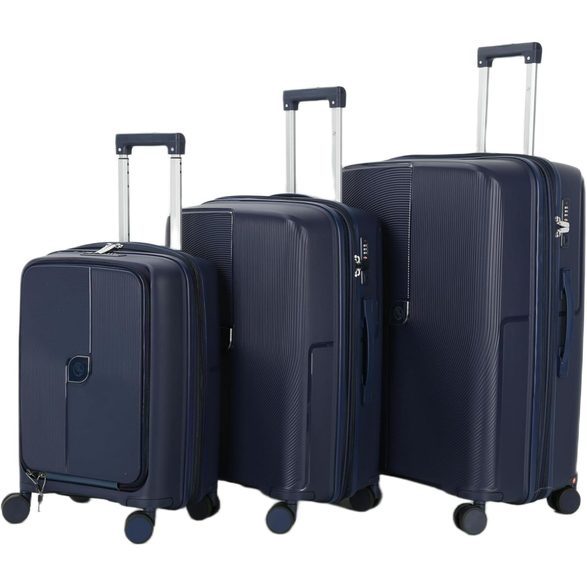 3-Piece Luggage Set Voyano | Secure Zipper | PP | TSA Lock | Luggagez