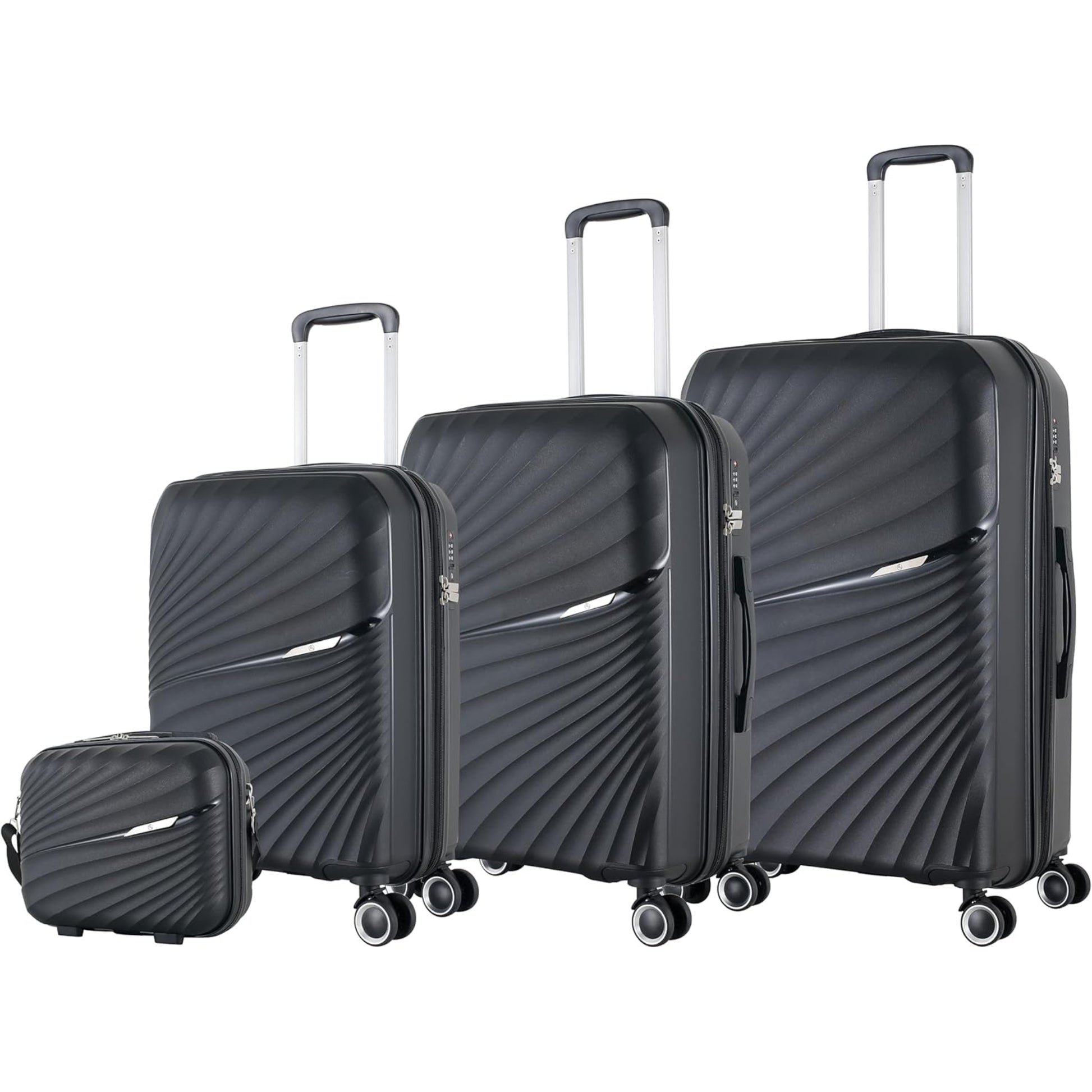 4-Piece Luggage Set Cabenza | Secure Zipper | PP | TSA Lock | Luggagez