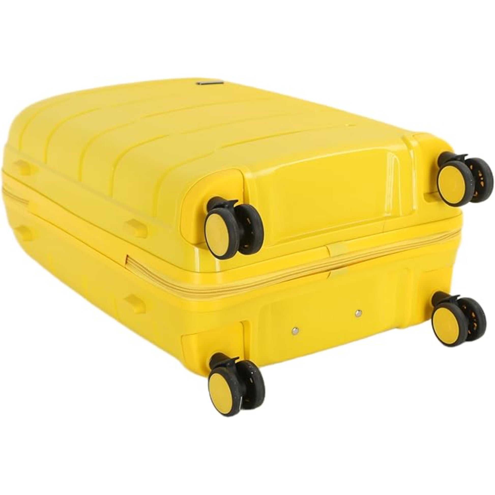 4-Piece Luggage Set, PP Material Hard Shell Suitcases, 8 Spinner Wheels, Telescopic Handle & Anti-Theft Zippers