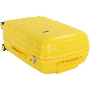 4-Piece Luggage Set, PP Material Hard Shell Suitcases, 8 Spinner Wheels, Telescopic Handle & Anti-Theft Zippers
