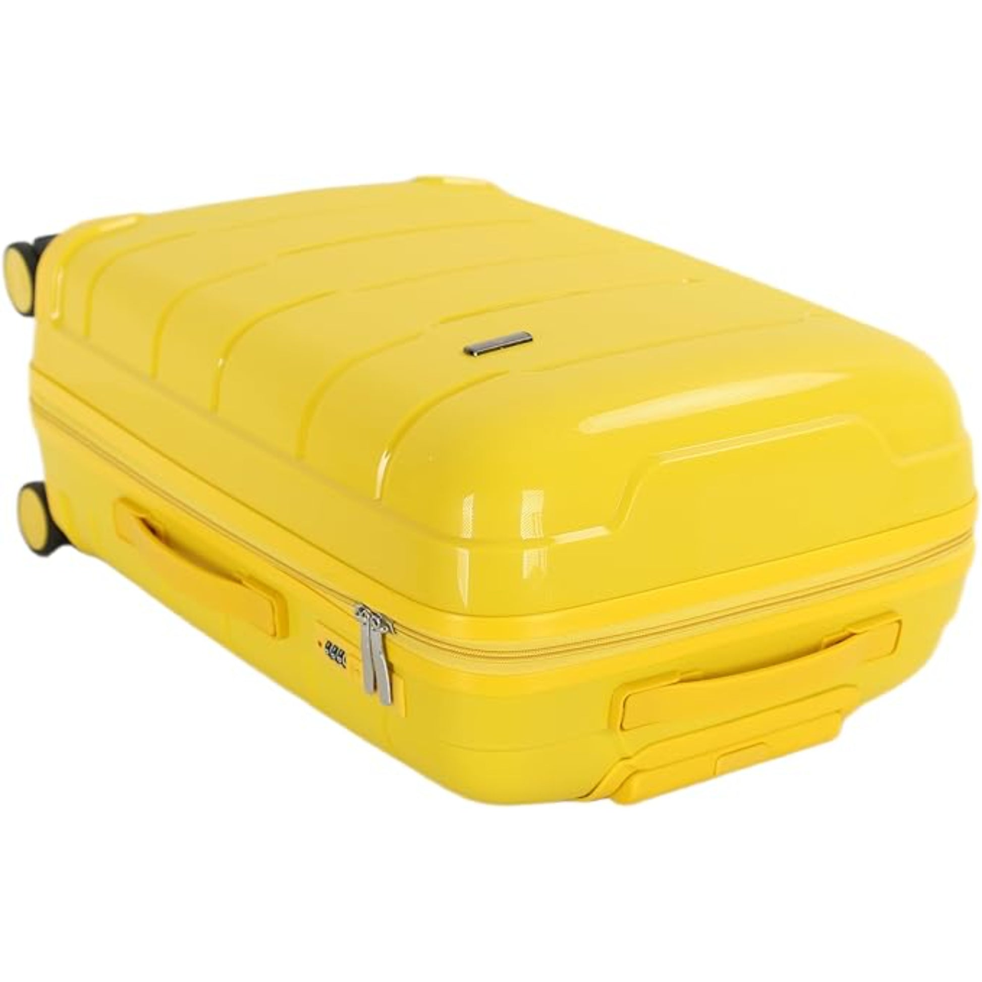 4-Piece Luggage Set, PP Material Hard Shell Suitcases, 8 Spinner Wheels, Telescopic Handle & Anti-Theft Zippers