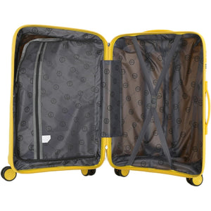 4-Piece Luggage Set, PP Material Hard Shell Suitcases, 8 Spinner Wheels, Telescopic Handle & Anti-Theft Zippers
