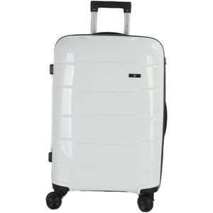 4-Piece Luggage Set, PP Material Hard Shell Suitcases, 8 Spinner Wheels, Telescopic Handle & Anti-Theft Zippers