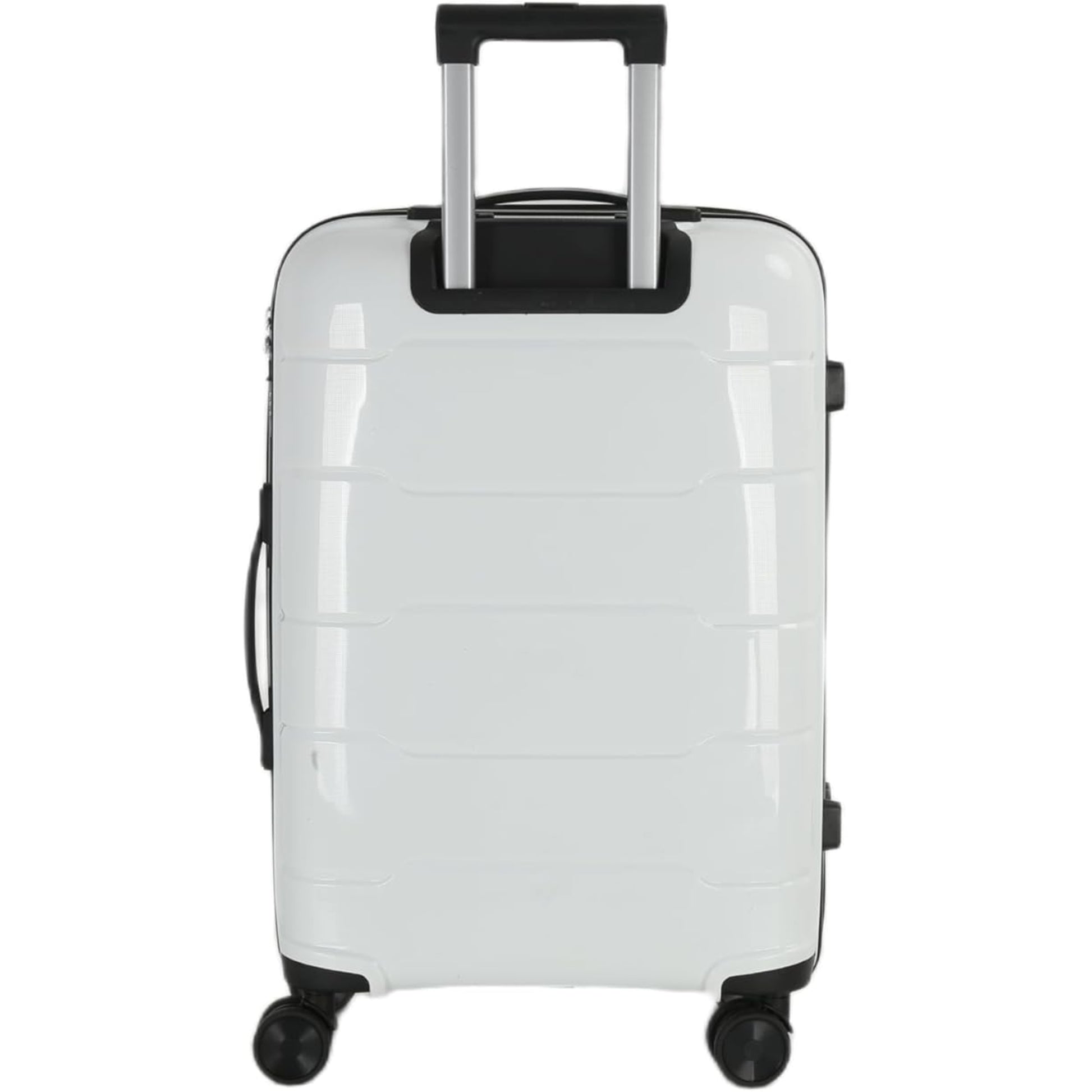 4-Piece Luggage Set, PP Material Hard Shell Suitcases, 8 Spinner Wheels, Telescopic Handle & Anti-Theft Zippers