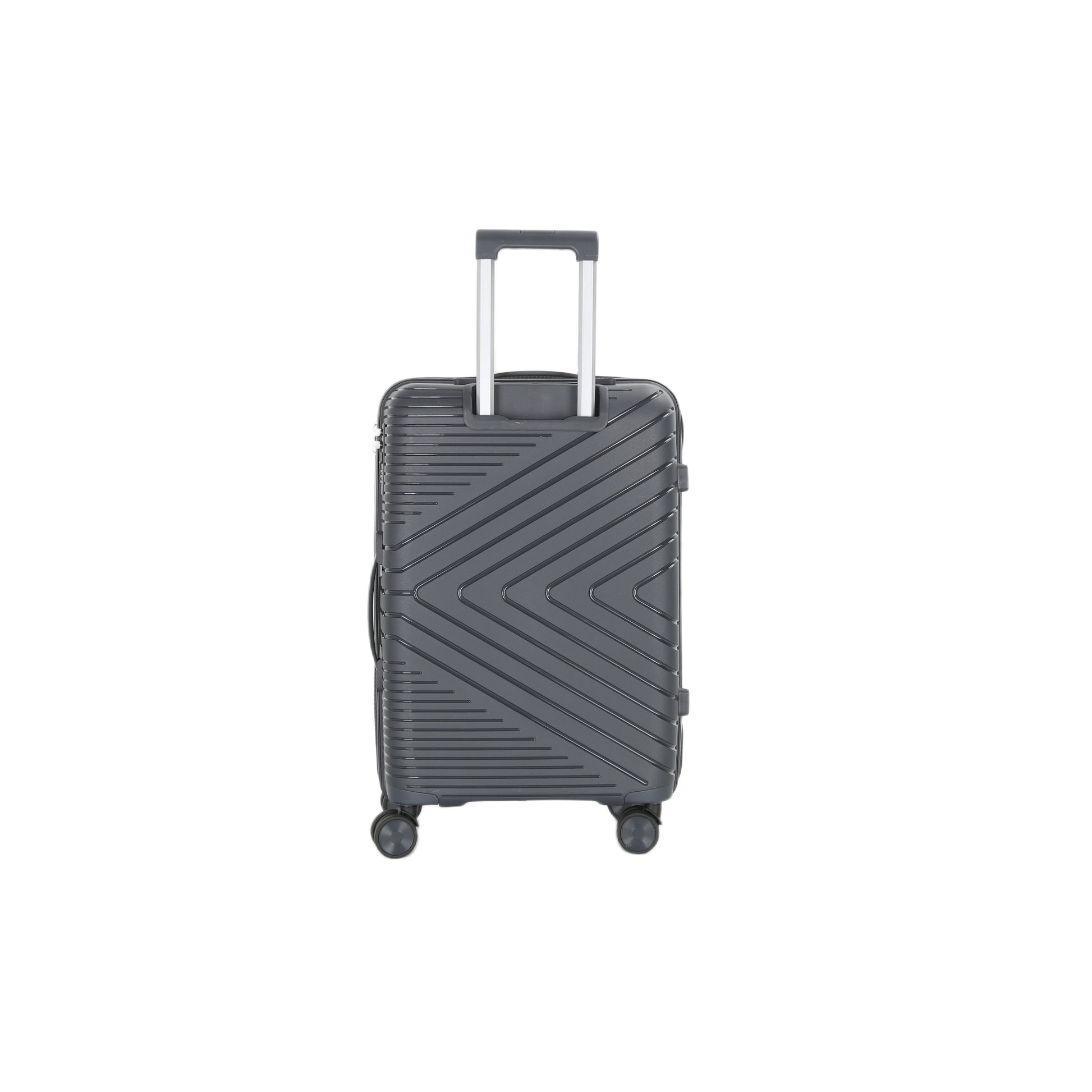 4-Piece Luggage Set | PP Material | Hard Shell Suitcases | 8 Spinner Wheels | Telescopic Handle | Anti-Theft Zippers