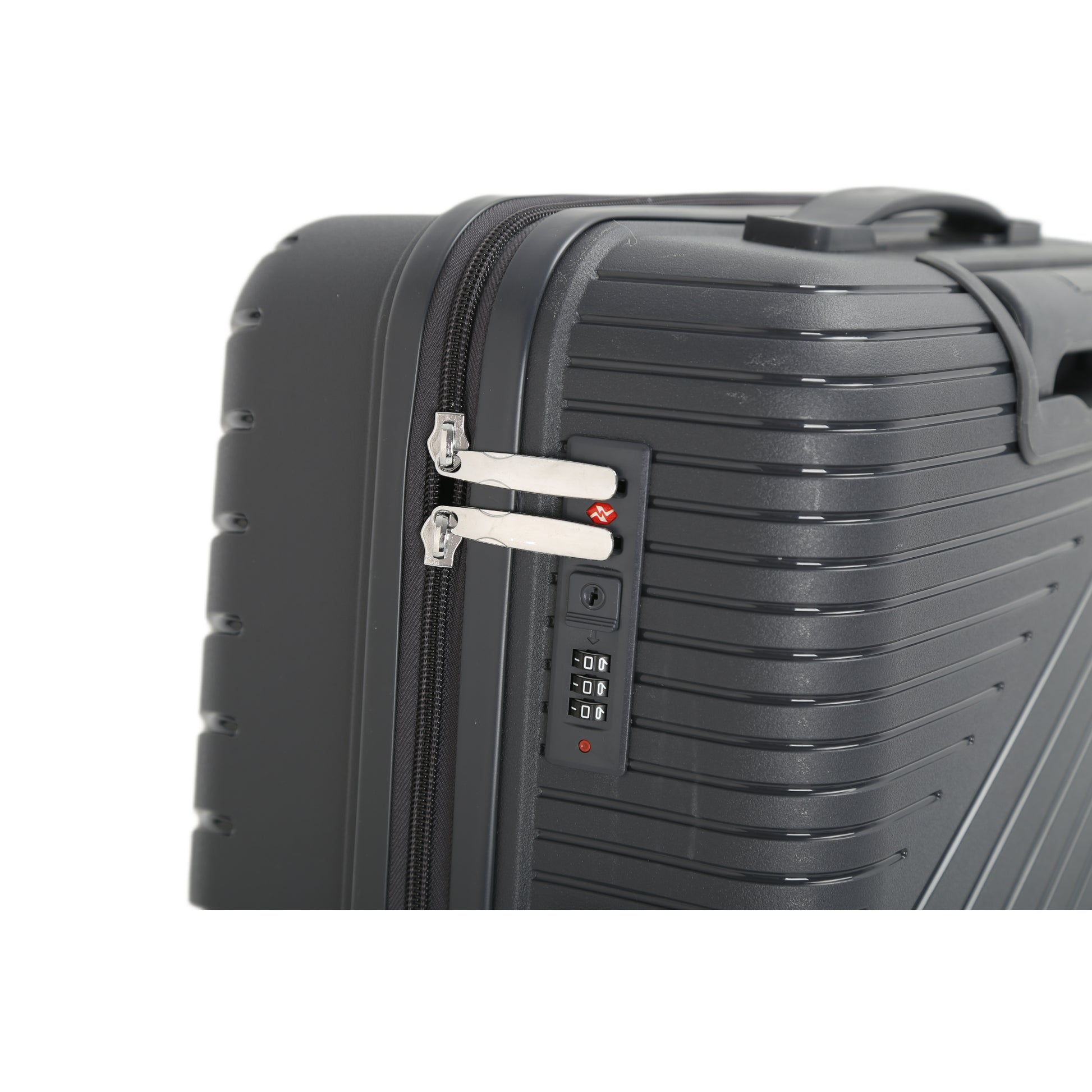 4-Piece Luggage Set | PP Material | Hard Shell Suitcases | 8 Spinner Wheels | Telescopic Handle | Anti-Theft Zippers