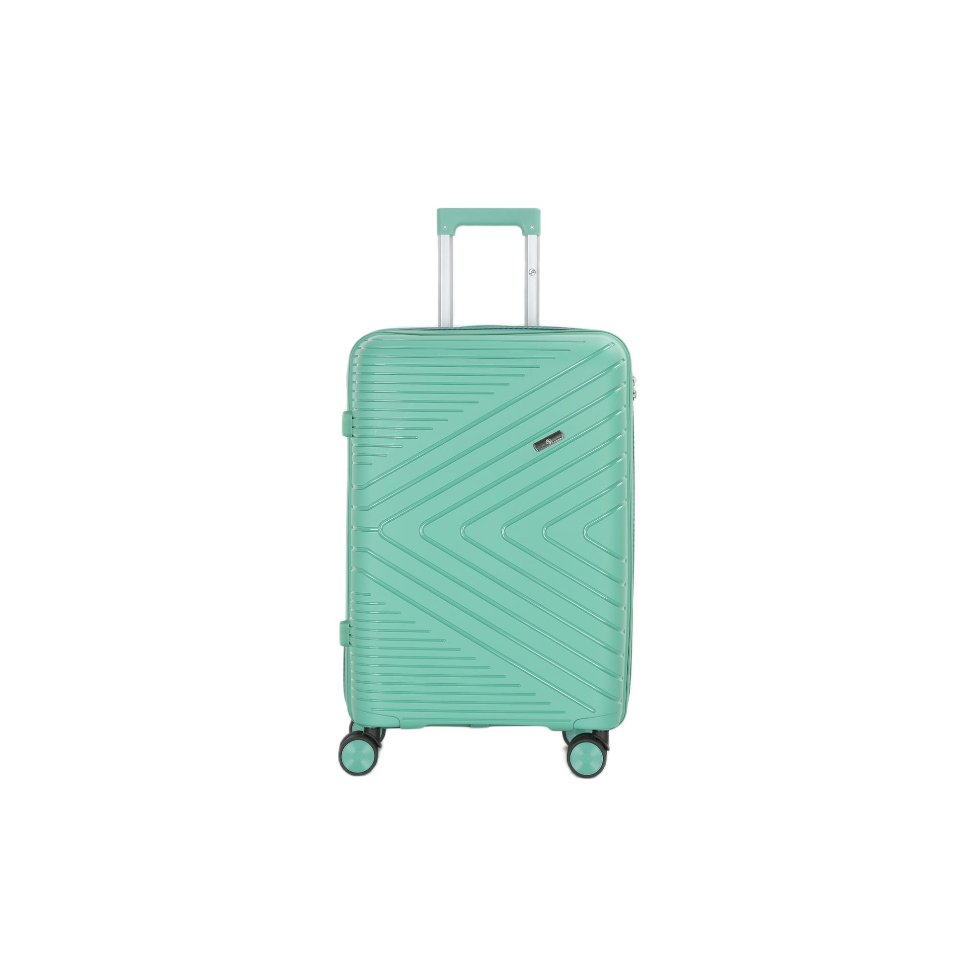 4-Piece Luggage Set | PP Material | Hard Shell Suitcases | 8 Spinner Wheels | Telescopic Handle | Anti-Theft Zippers