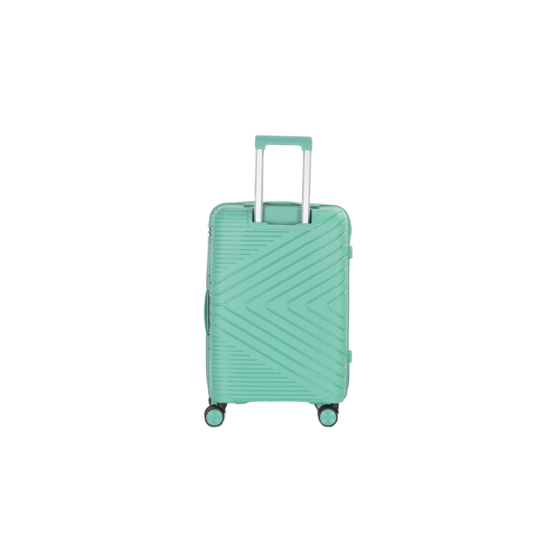 4-Piece Luggage Set | PP Material | Hard Shell Suitcases | 8 Spinner Wheels | Telescopic Handle | Anti-Theft Zippers