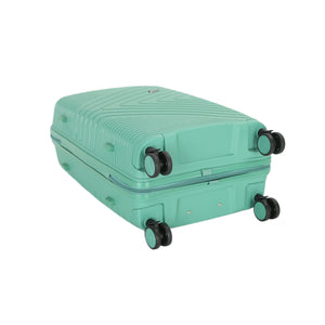 4-Piece Luggage Set | PP Material | Hard Shell Suitcases | 8 Spinner Wheels | Telescopic Handle | Anti-Theft Zippers